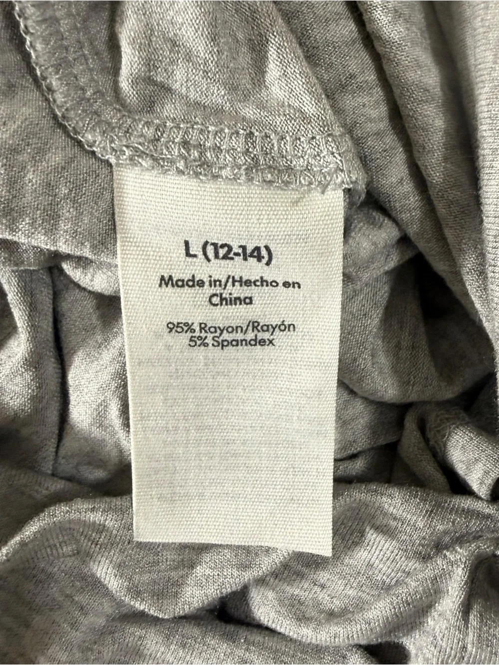 No Boundaries Junior’s Foldover Knit Mini Skirt Gray Size Large